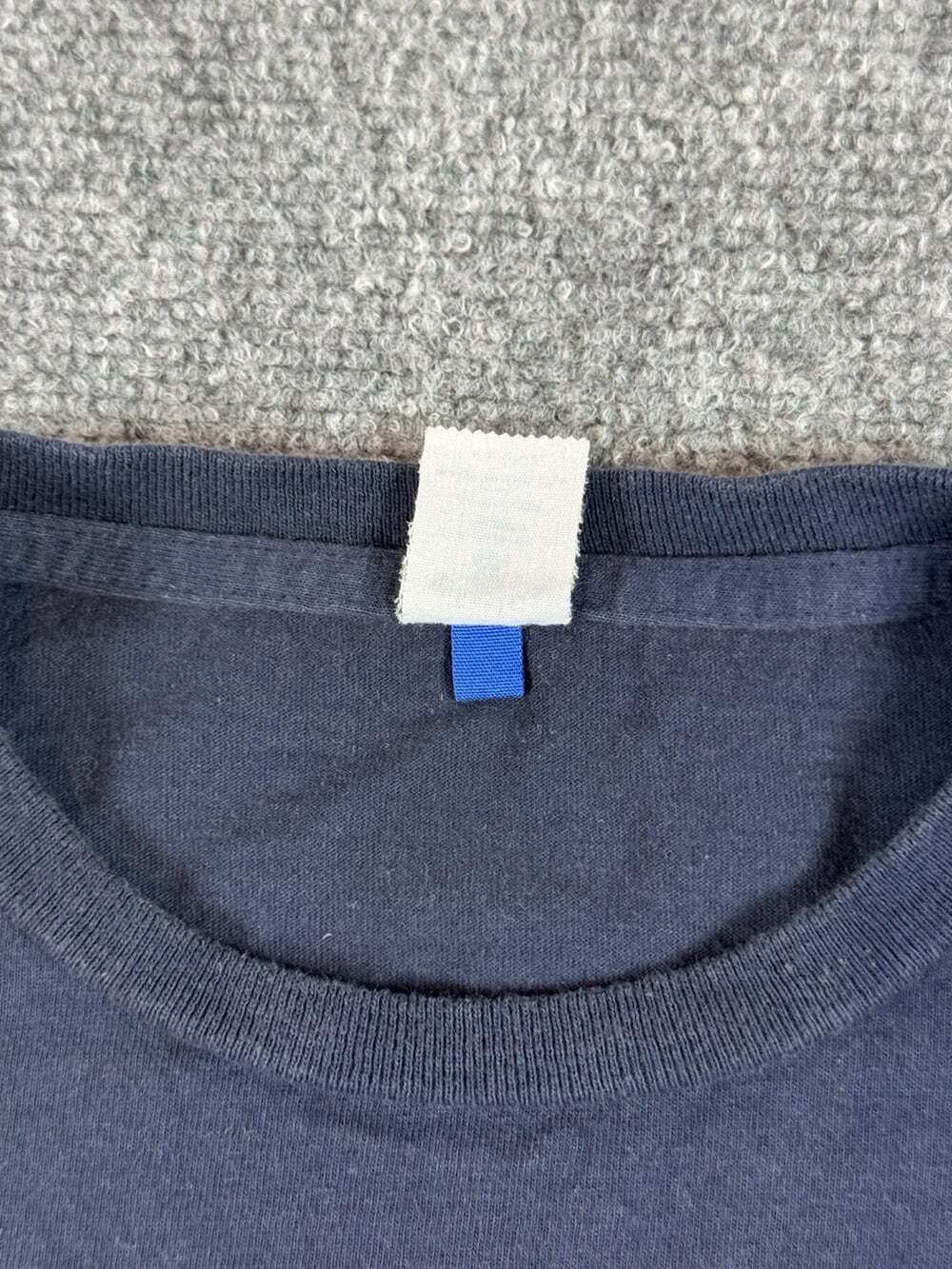 Velva Sheen Men's Blue Pocket Crew Neck Short Sleeve Cotton Knit T-Shirt XL - Picture 8 of 8